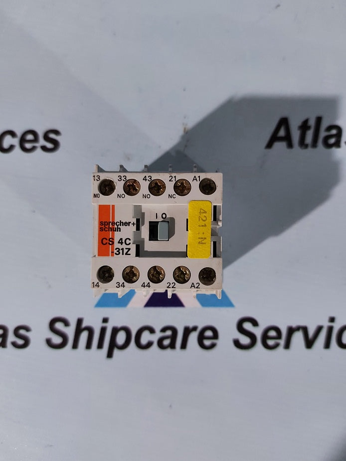 SPRECHER + SCHUH CS 4C-31Z CONTROL RELAY